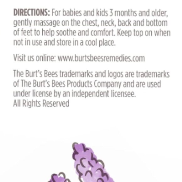 [5 x $20] New Bundle of Burt's Bees Baby Soothing Chest Rub - Picture 4 of 5